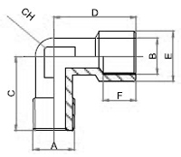 Male To Female Elbow Equal Threaded Fittings, Brass Pipe Fittings, Brass Hose Fittings, Brass Air Connector, Brass BSP Fittings